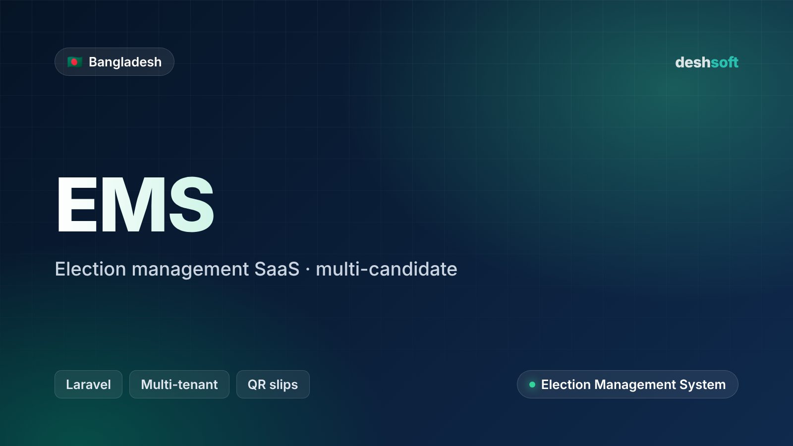 EMS — Election Management System