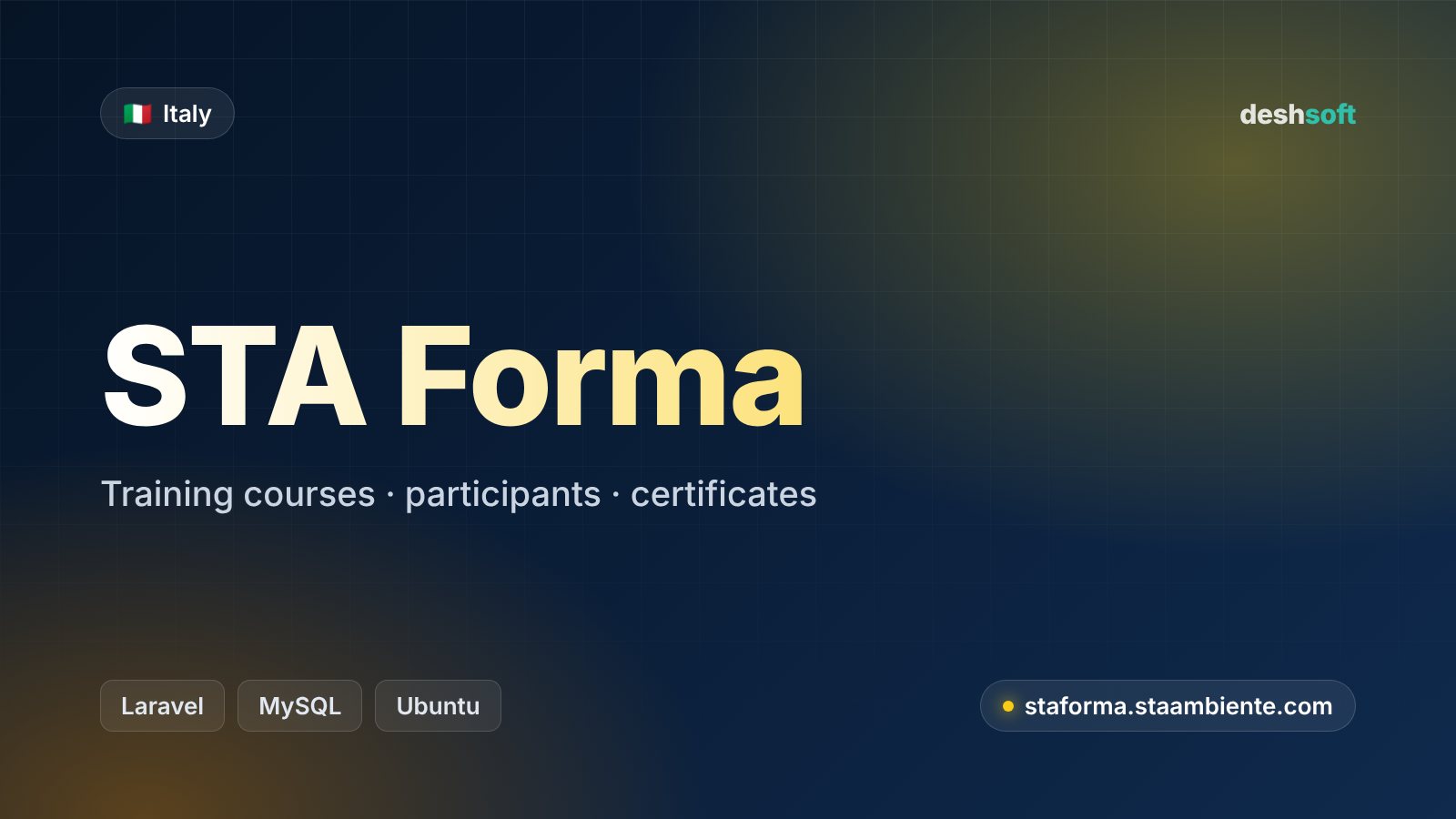 STA Forma — Training Certificate Management